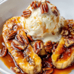 Sundae Banane-Caramel et Noix de Pécan