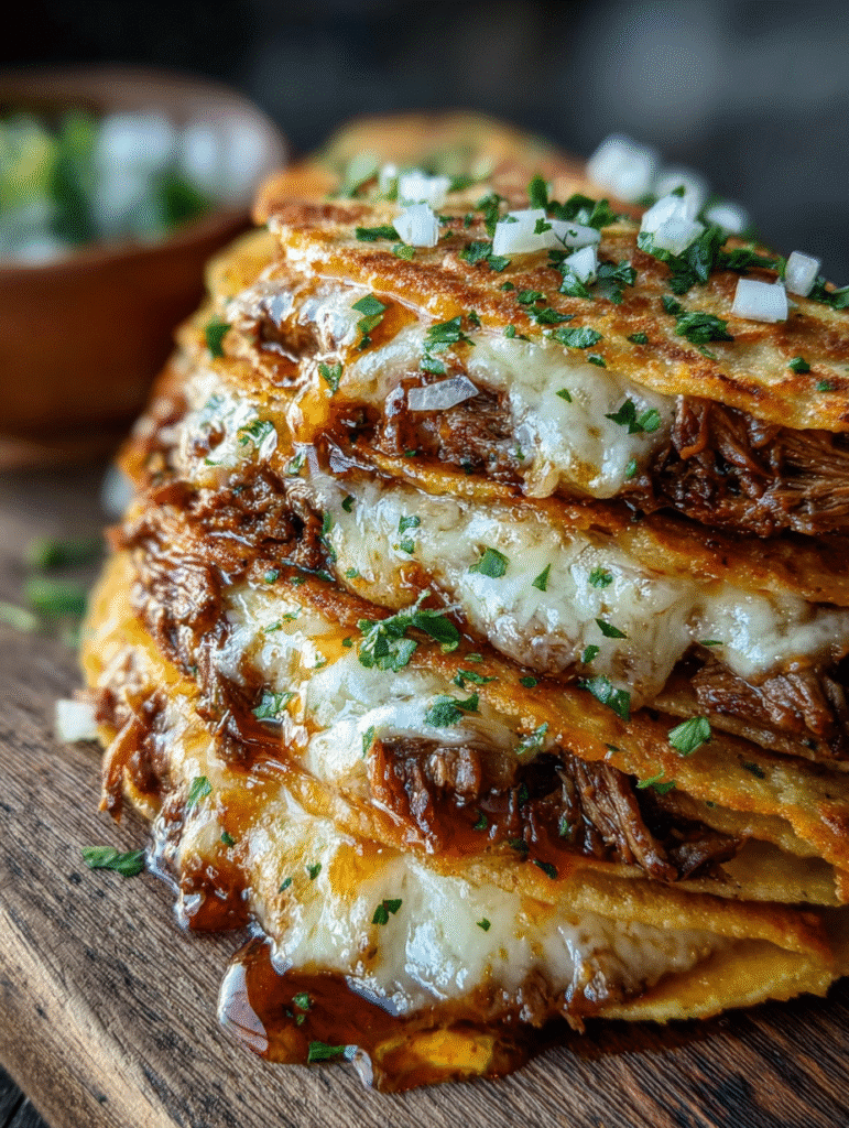 Tacos Birria Croquants au Fromage Fondant
