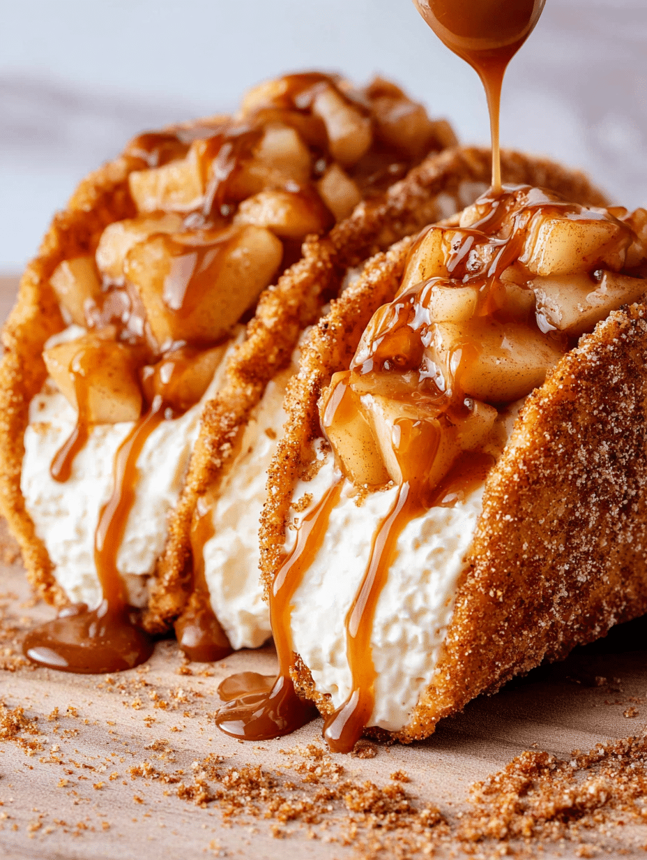 Tacos Cheesecake aux Pommes