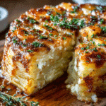 Tarte de Pommes de Terre au Balsamique et au Thym