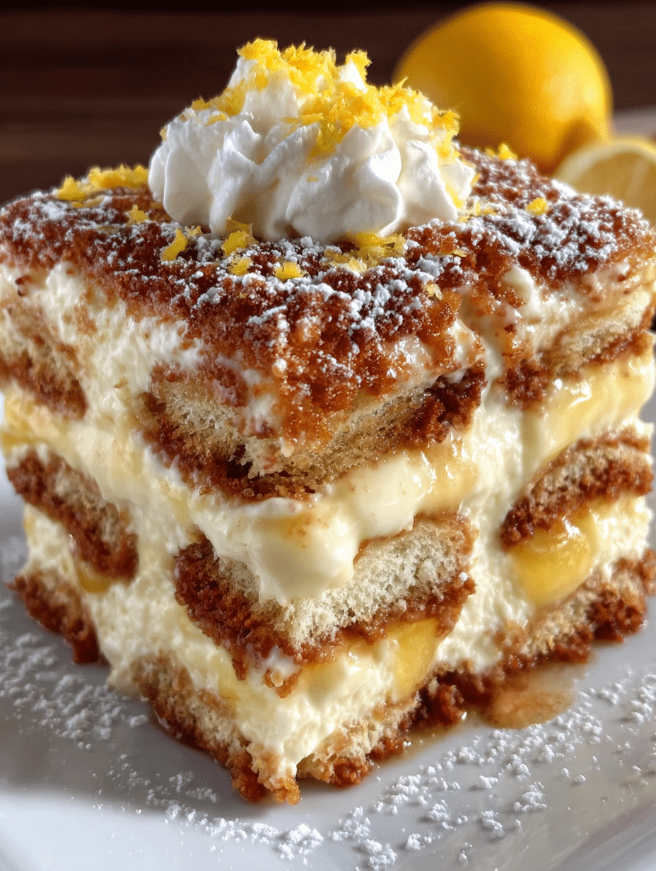 Tiramisu au Limoncello