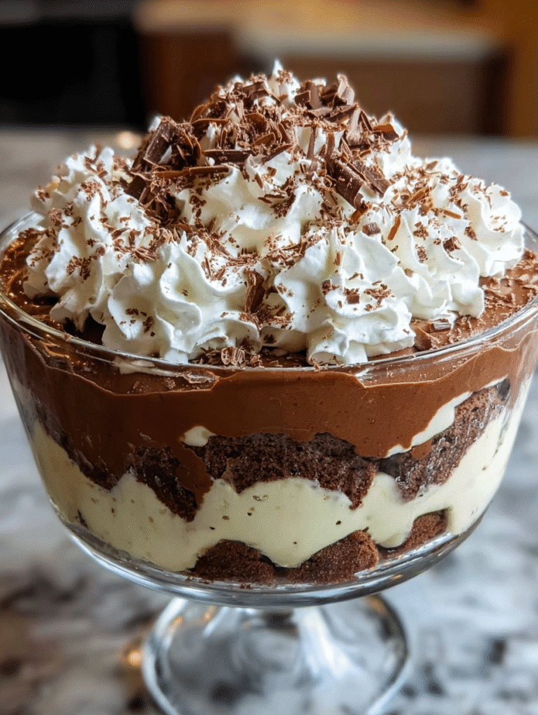 Trifle Cheesecake au Chocolat et Baileys