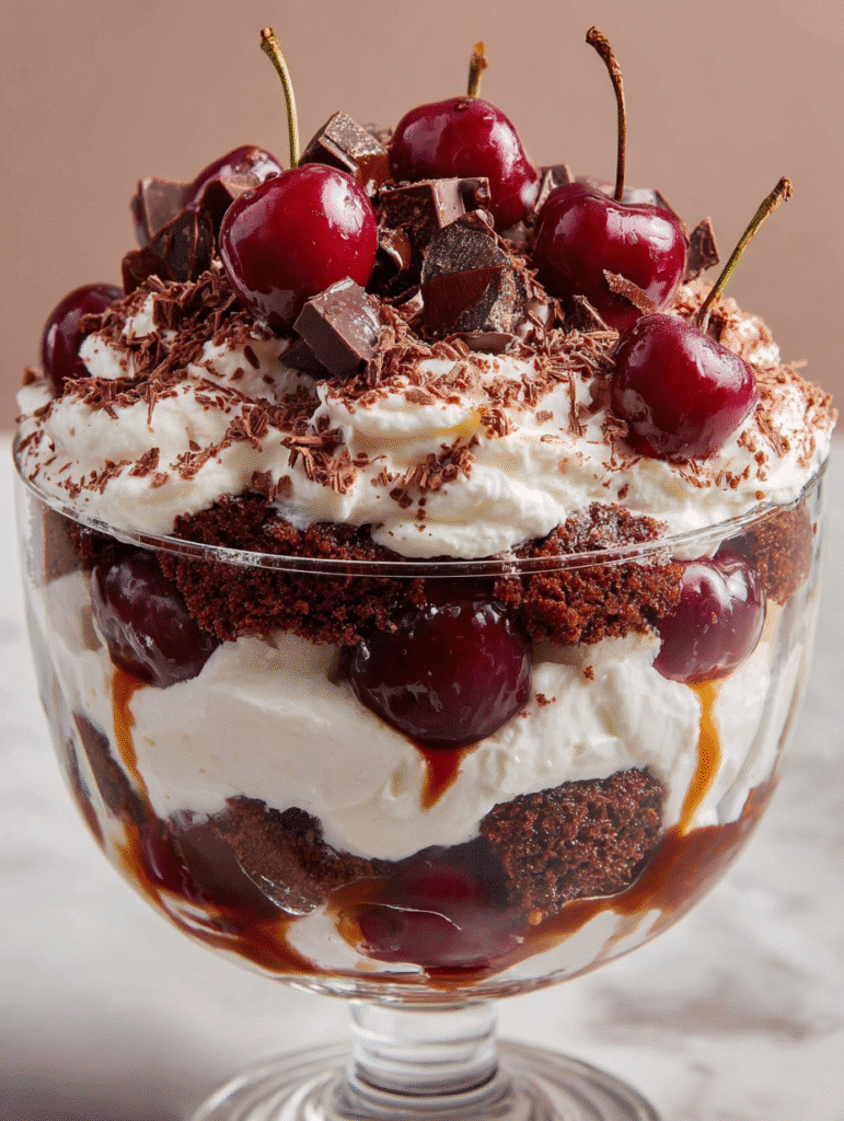 Trifle Forêt-Noire (Black Forest Trifle)