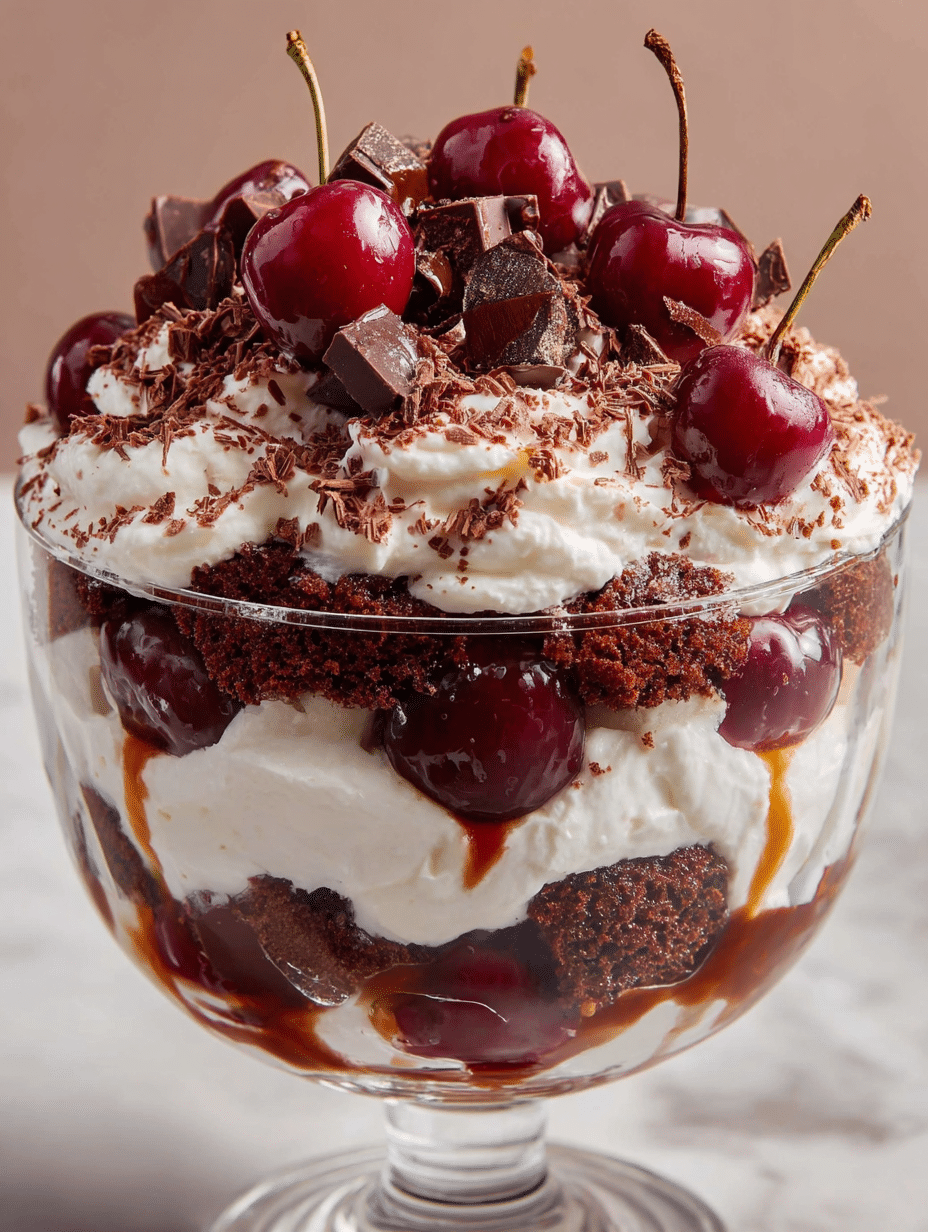 Trifle Forêt-Noire (Black Forest Trifle)