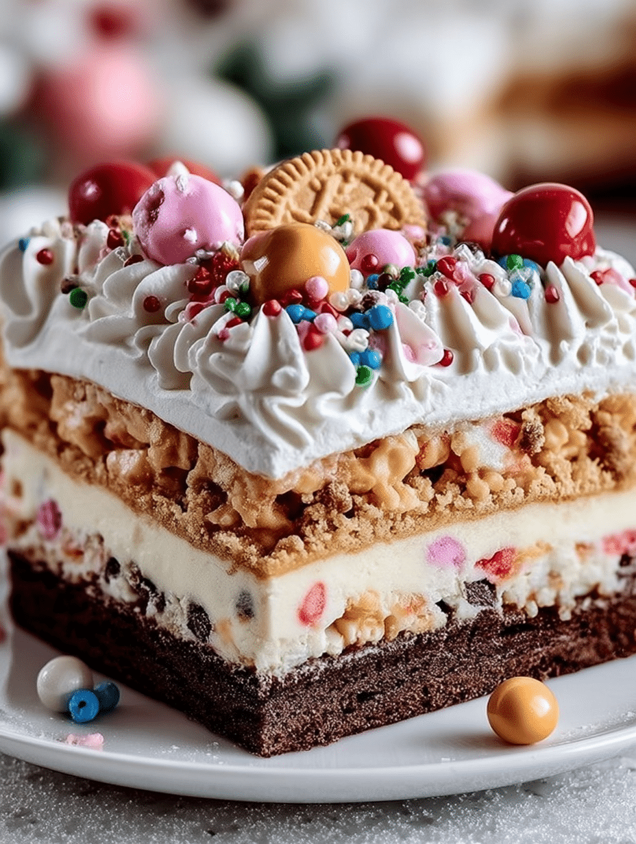 Barres de Dessert Croquantes de Noël