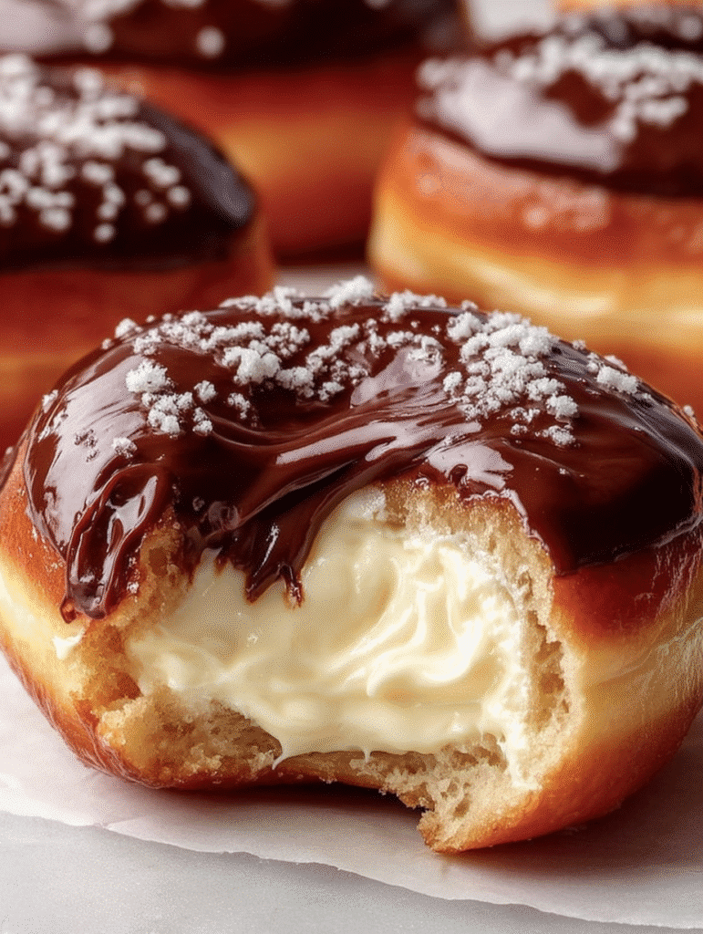 Beignets Boston Cream Classiques