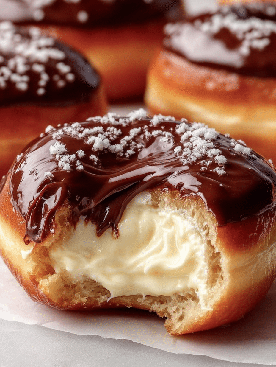 Beignets Boston Cream Classiques