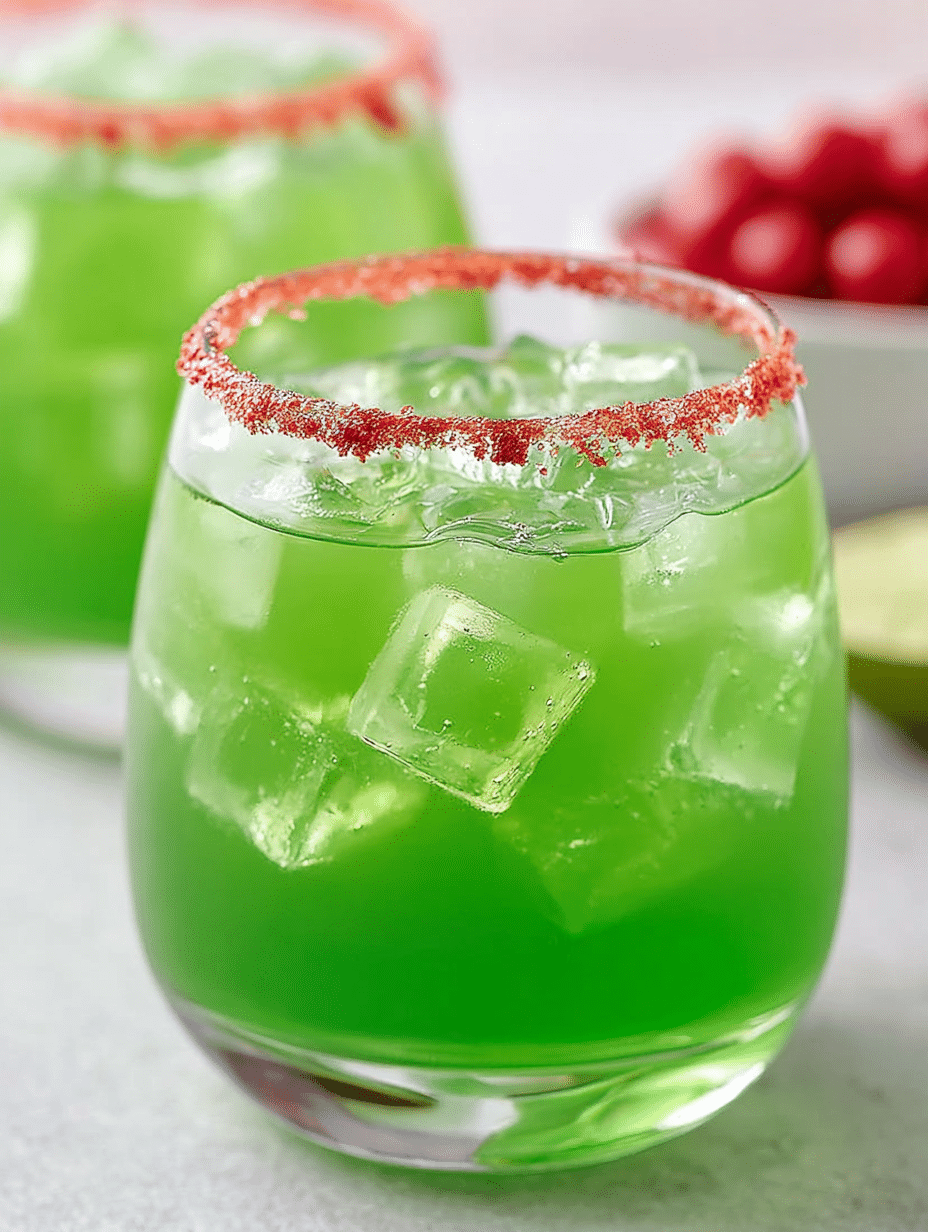 Boisson Grinch (Mocktail ou Cocktail)