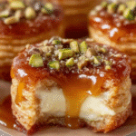 Bouchées Crémeuses Caramel–Pistache