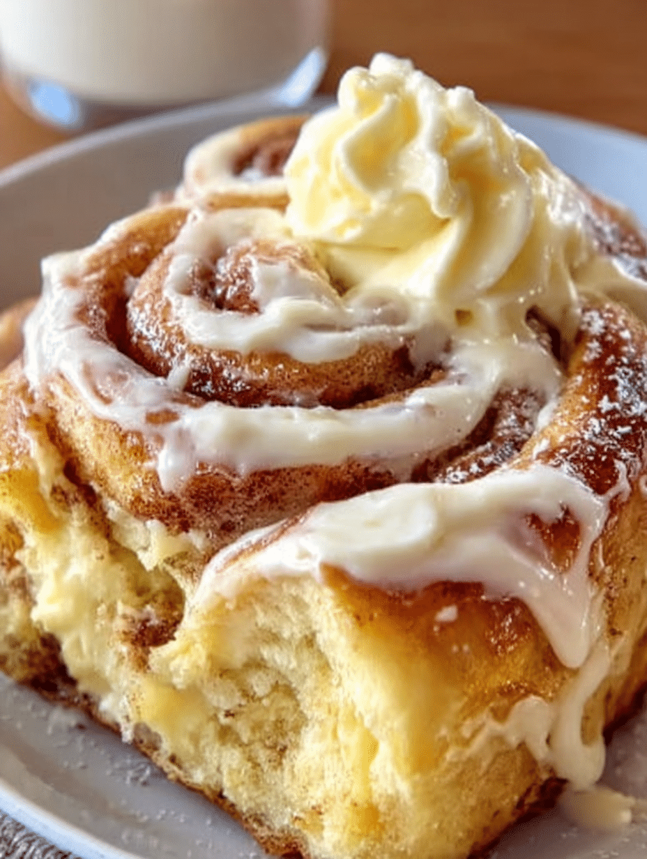 Brioches roulées à la cannelle et glaçage crémeux : un délice à partager ! 2 Brioches roulées à la cannelle et glaçage crémeux