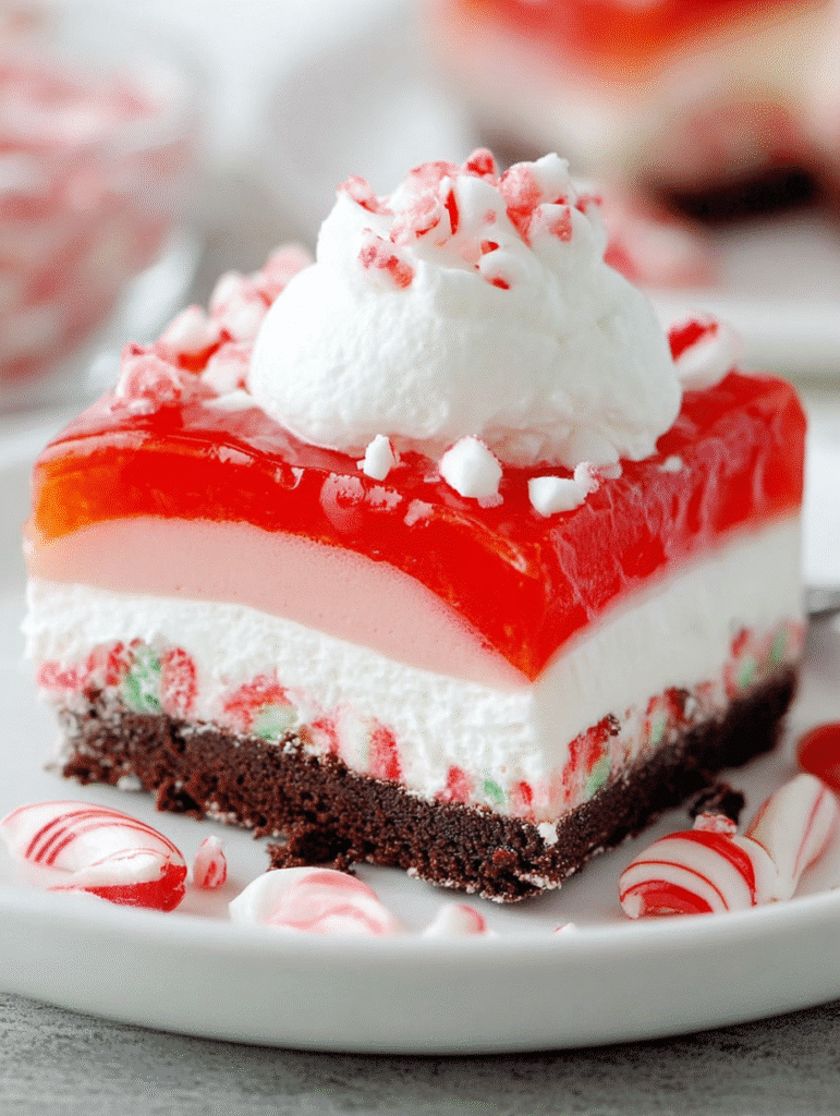 Candy Cane Lush – Dessert Festif à la Menthe Poivrée