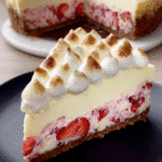 Cheesecake Fraise & Meringue : le dessert parfait à essayer ! 3 Cheesecake Fraise & Meringue