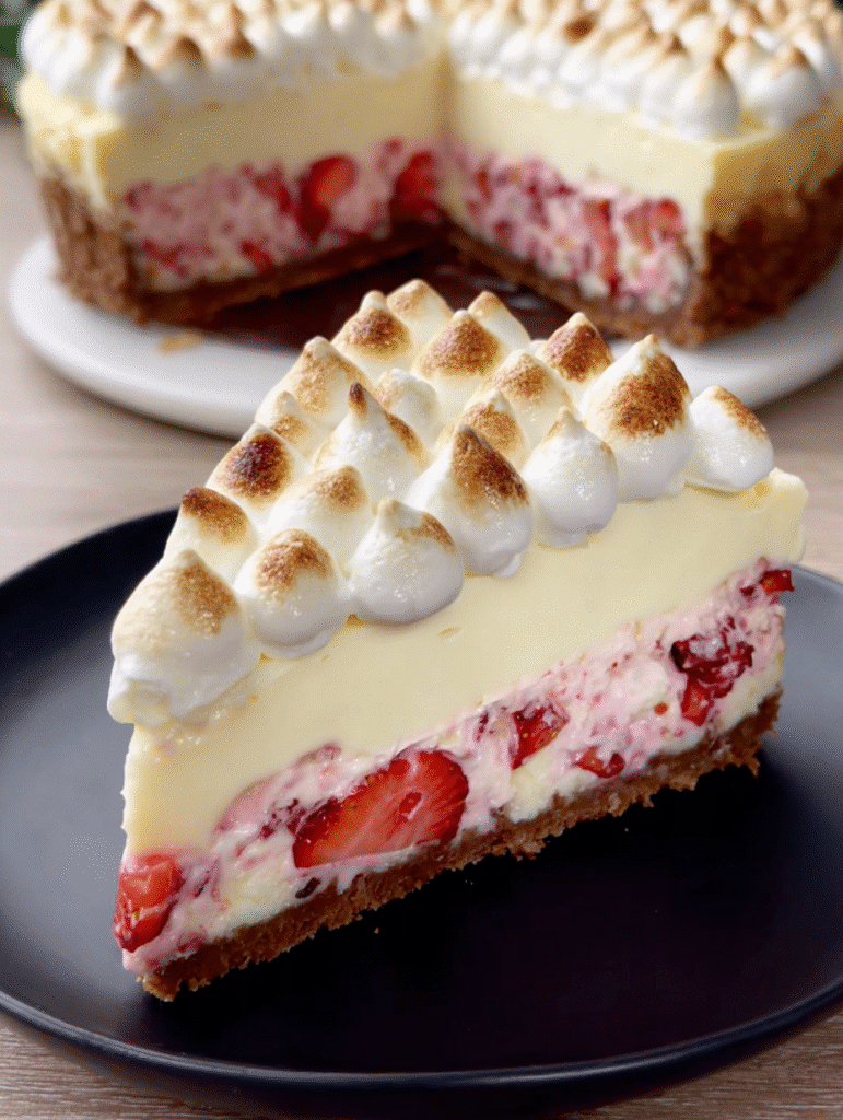 Cheesecake Fraise & Meringue