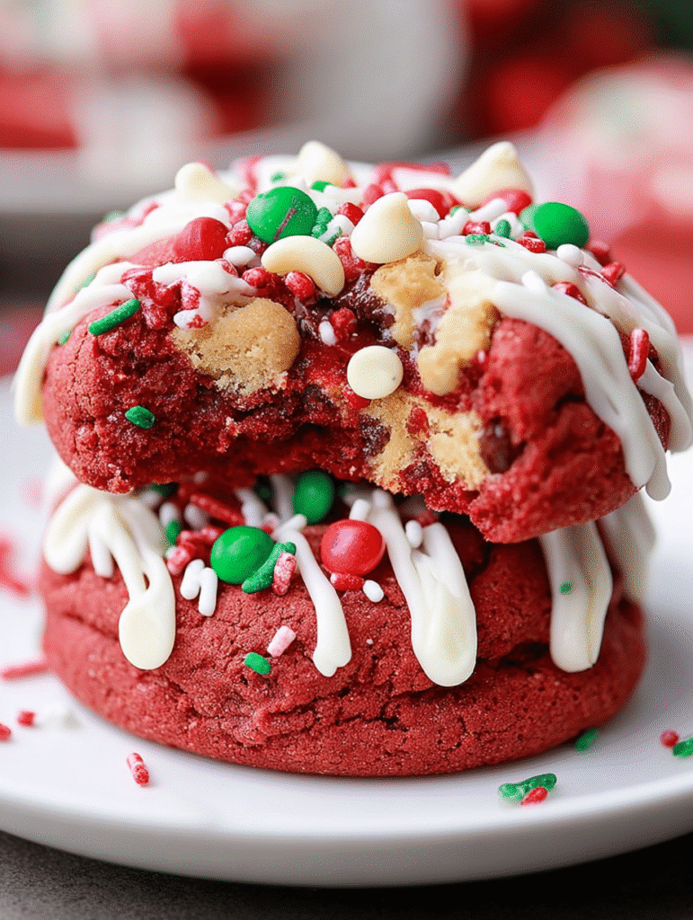 Cookies Red Velvet du Père Noël