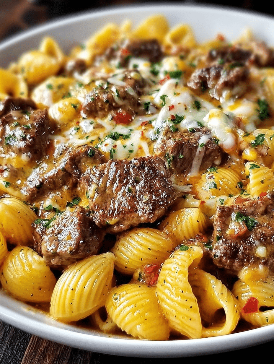 Coquilles Crémeuses au Steak