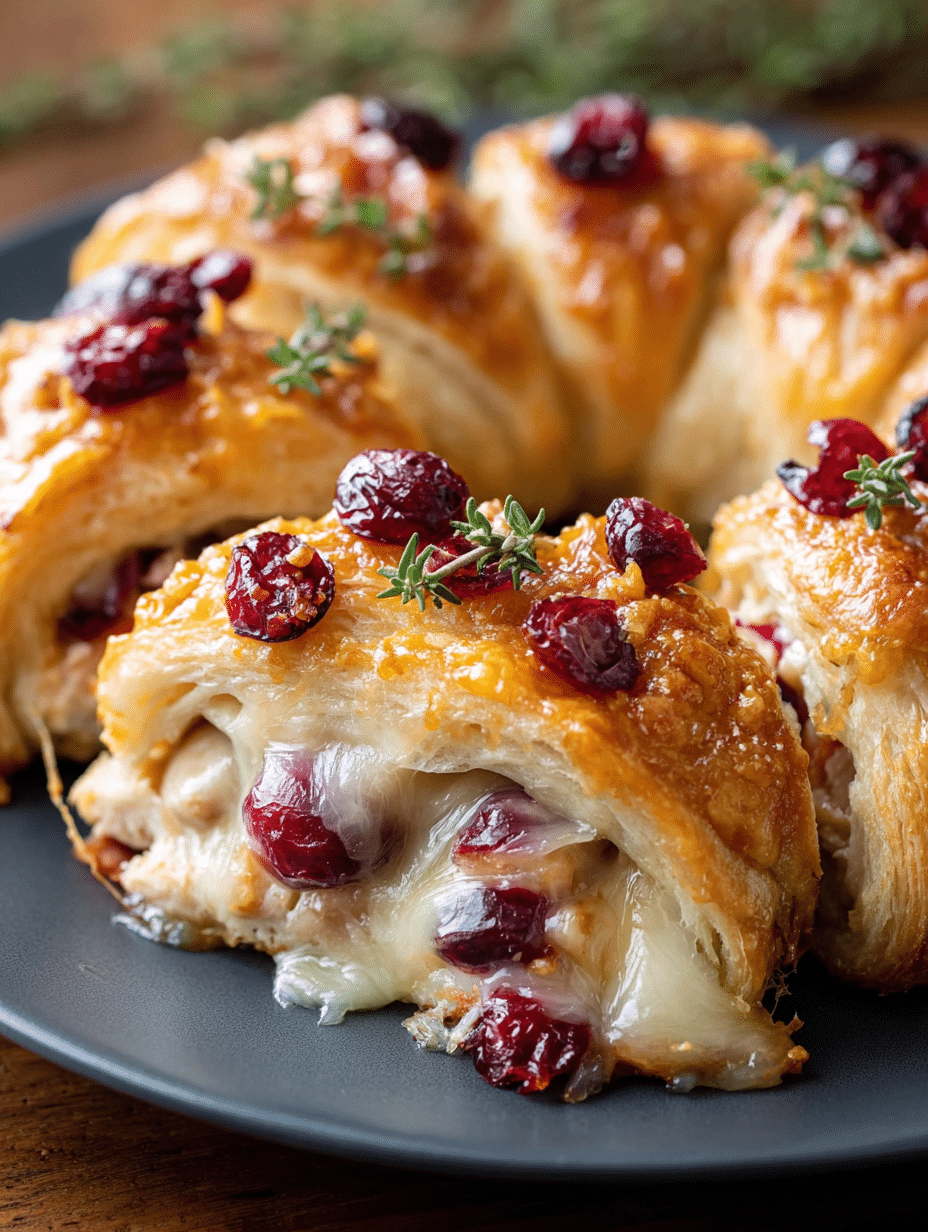Couronne Feuilletée Dinde & Canneberges