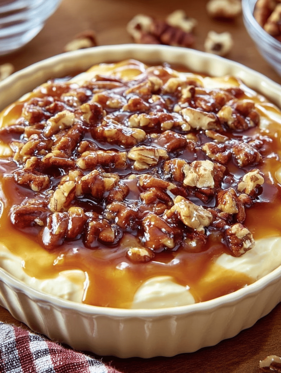 Dip Sans Cuisson Saveur Tarte aux Pacanes