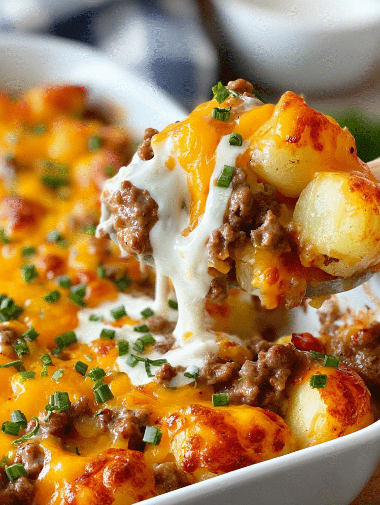 Gratin Crémeux de Pommes de Terre & Bœuf Haché