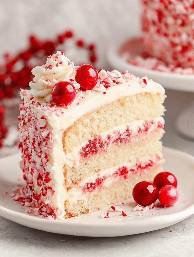 Gâteau Blanc Chocolat & Menthe Poivrée