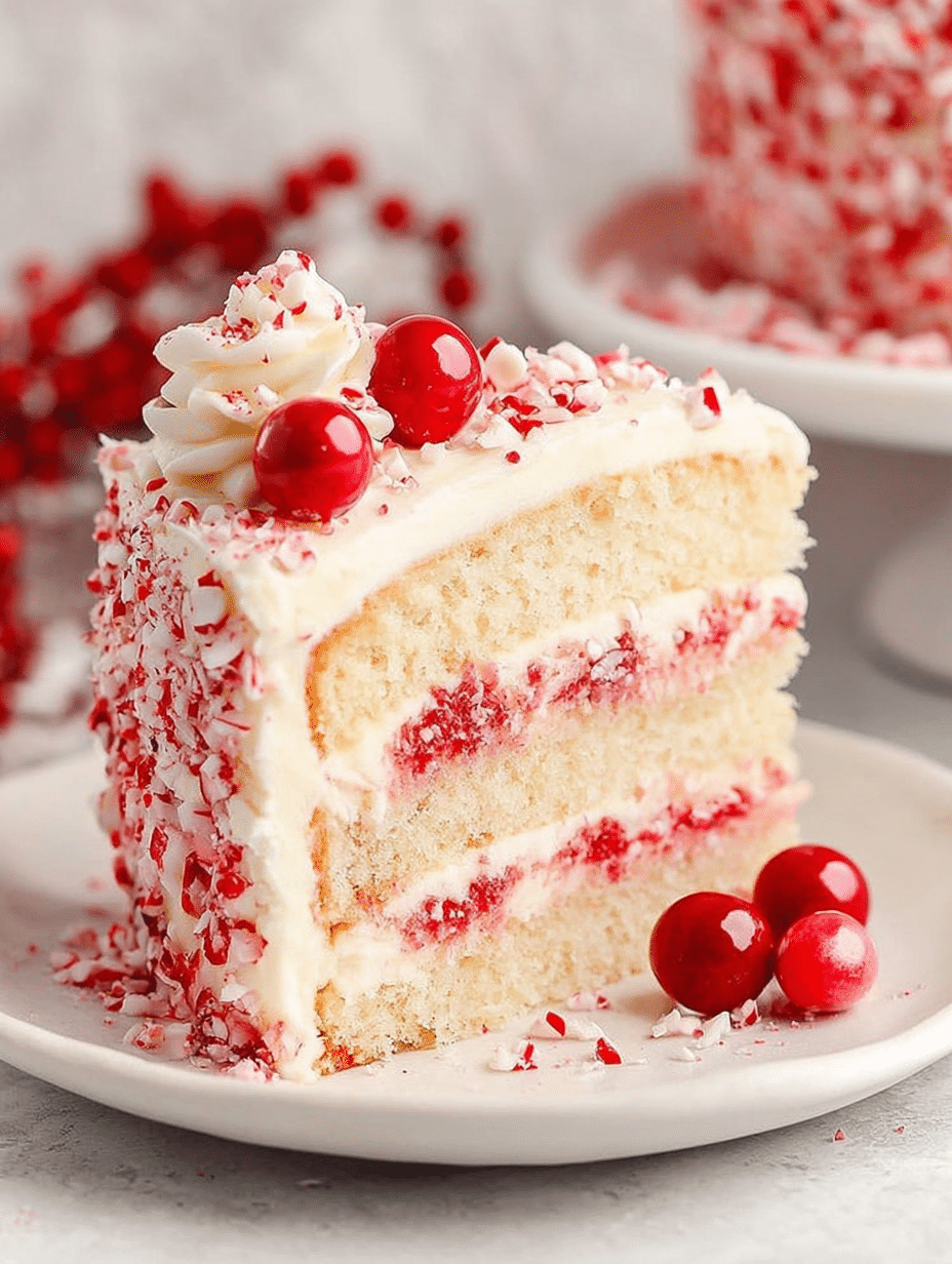 Gâteau Blanc Chocolat & Menthe Poivrée