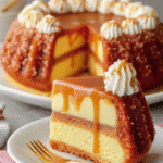 Gâteau Flan au Dulce de Leche : Un délice renversant! 3 Gâteau Flan au Dulce de Leche (Style Chocoflan Caramel Inversé)