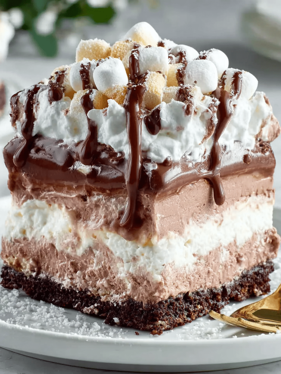 Gâteau Glacé Rocky Road de Rêve