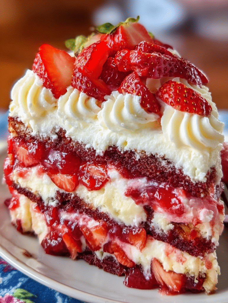 Gâteau Rêve Fraise & Crème