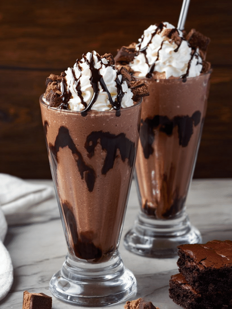 Milkshake Brownie Fondant Suprême