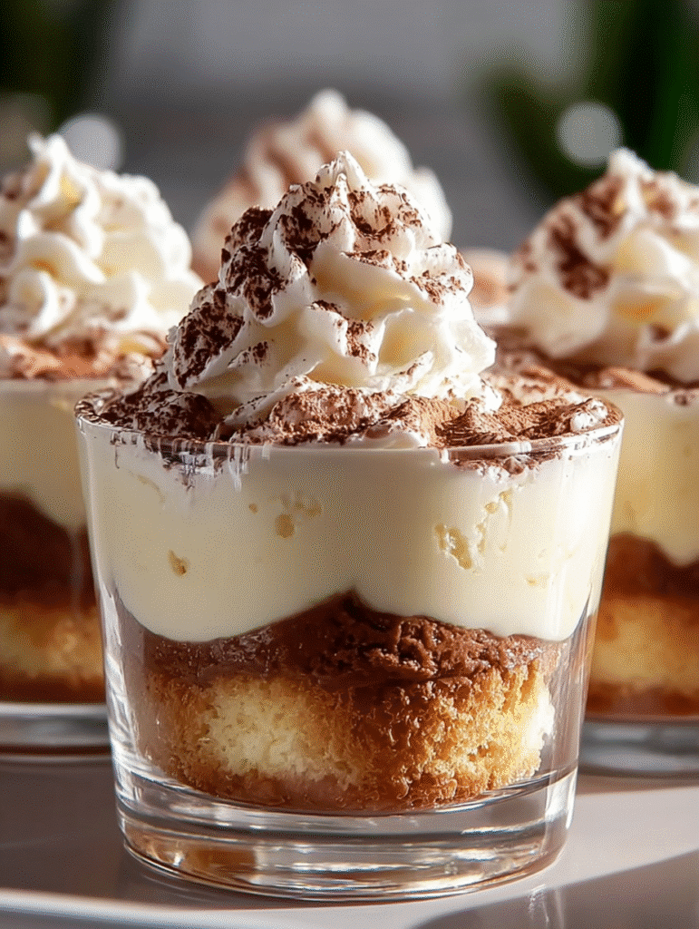Mini Tiramisu Cups
