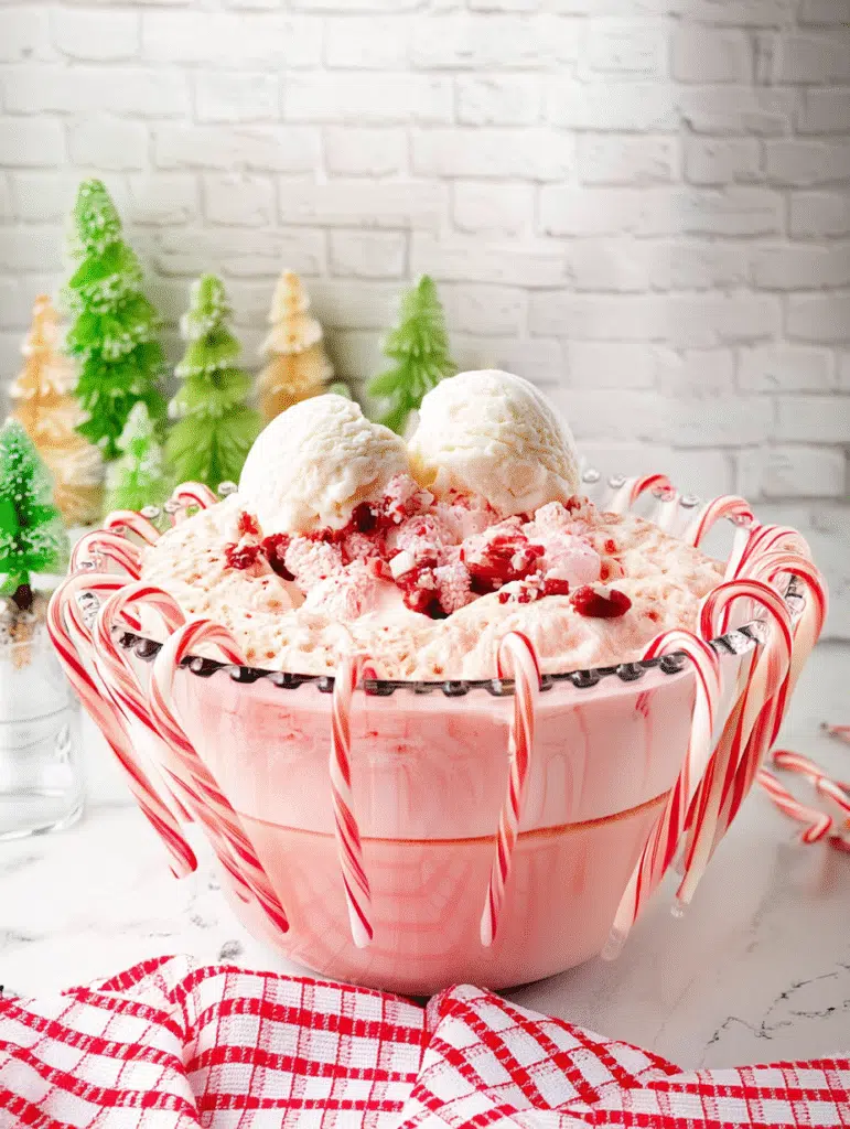 Punch Givré à la Canne de Noël : une recette magique !