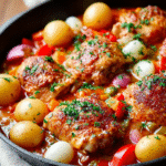 Ragoût Rustique de Poulet & Pommes de Terre au Skillet