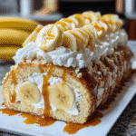 Roulé à la Banane et Caramel