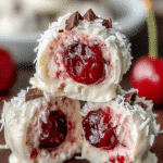 Truffes à la Noix de Coco et Cerises