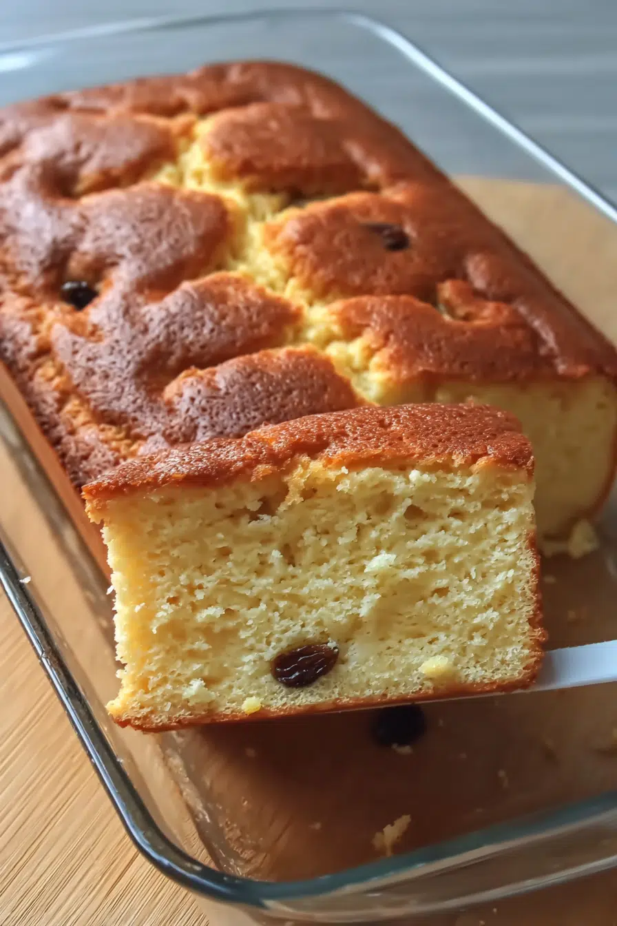 Gâteau banane yaourt raisins